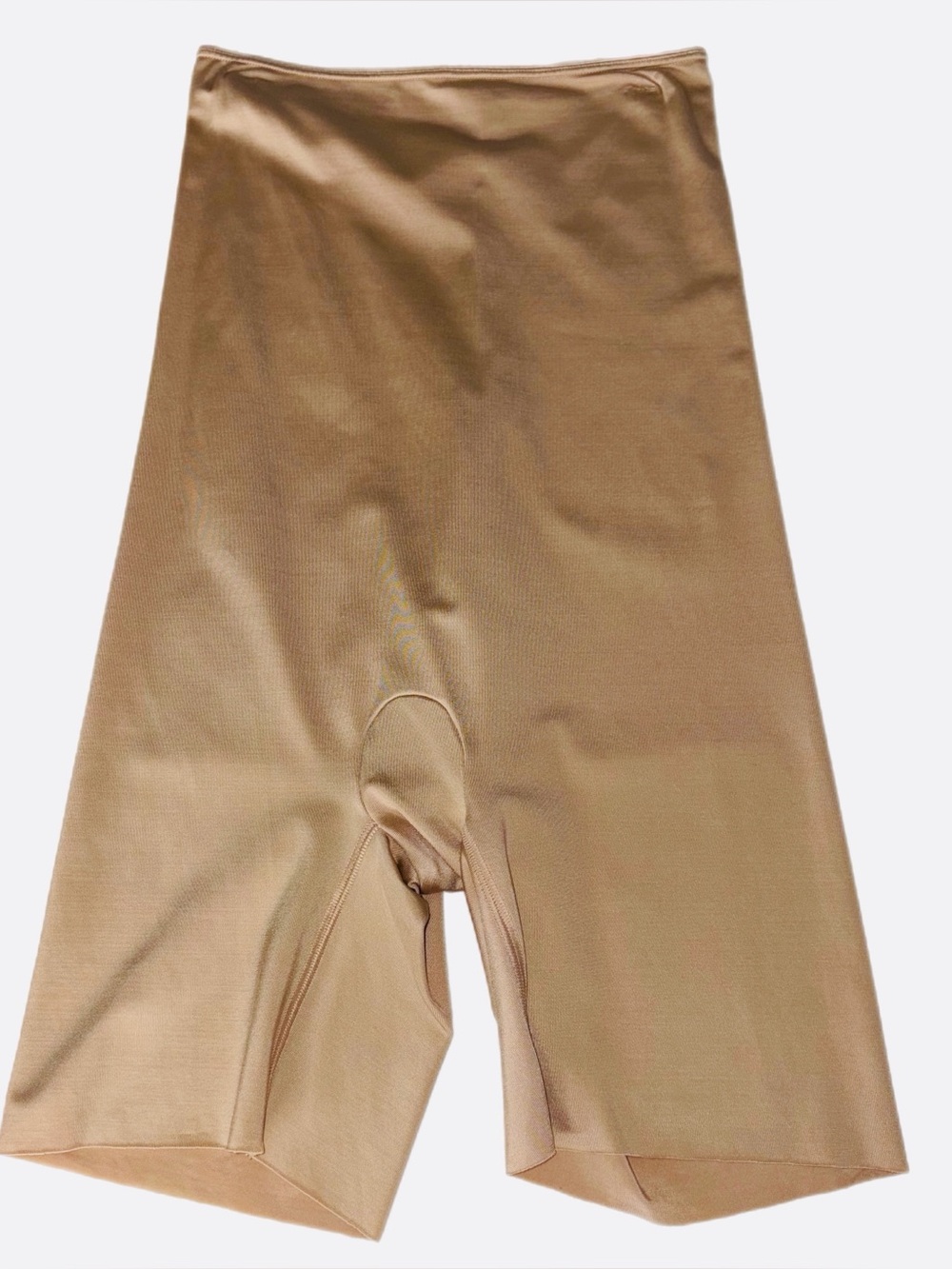 SPANX Slimplicity Mid-Thigh Shaper Shorts Nude Beige Size Medium